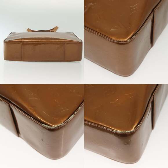 LOUIS VUITTON Monogram Vernis Columbus Tote Bag Bronze M91134 - Picture 10 of 13